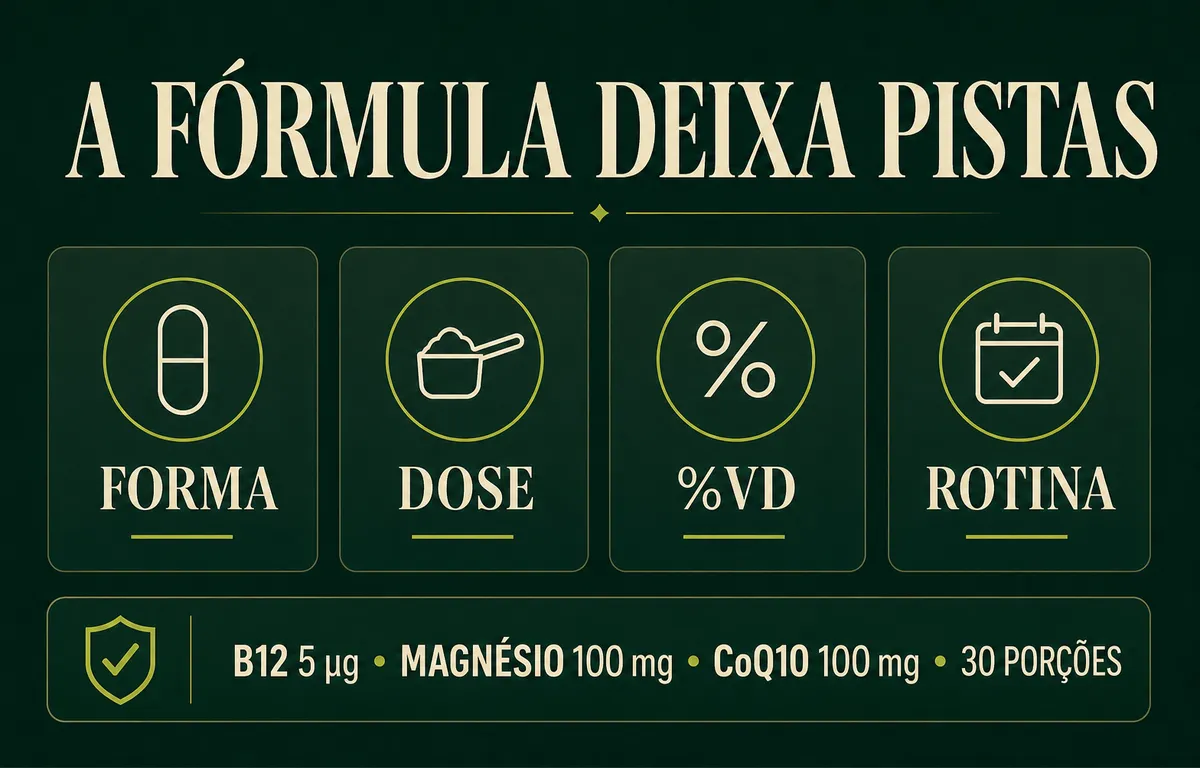Quatro pistas para avaliar uma fórmula: forma, dose, percentual do valor diário e rotina